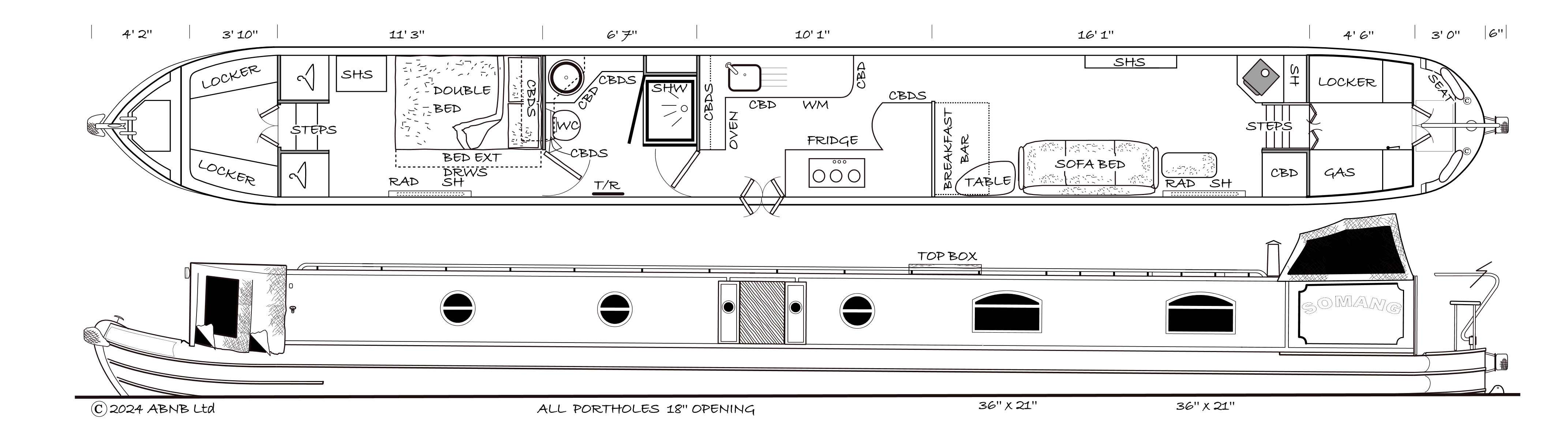 SOMANG boat drawing