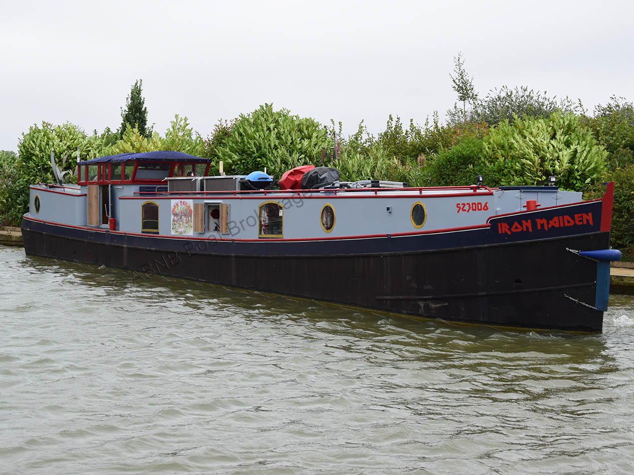 IRON MAIDEN boat photo