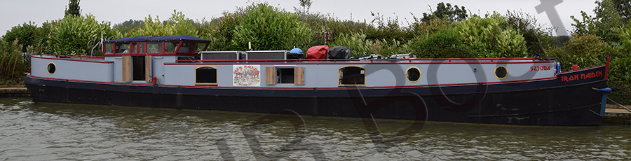 IRON MAIDEN boat photo